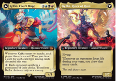 Kefka, Court Mage // Kefka, Ruler of Ruin - Extended Art